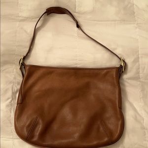 COACH BROWN LEATHER OVERSIZED BAG